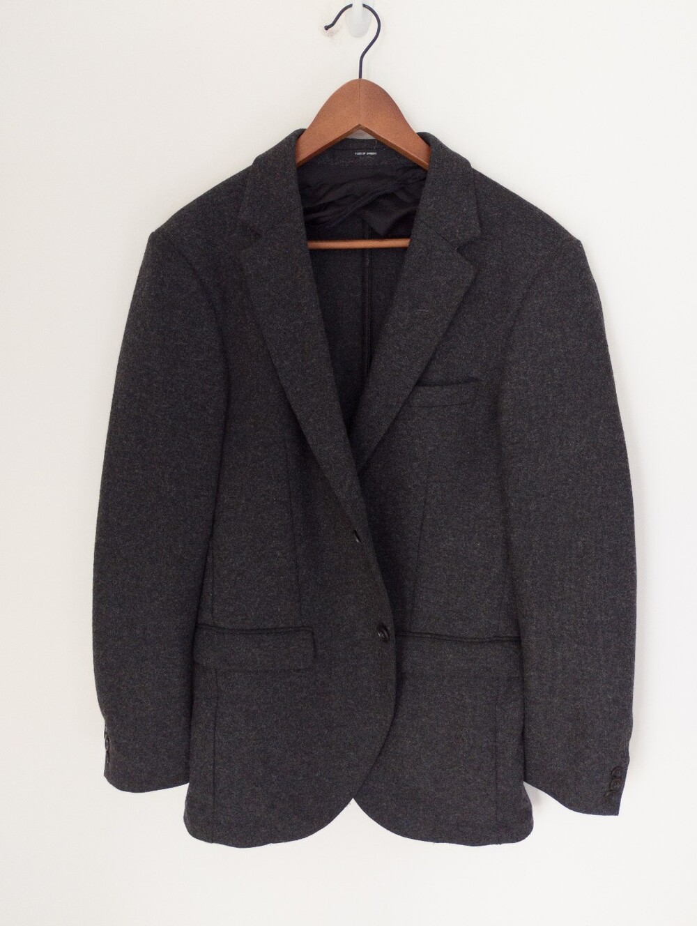Tiger of Sweden Jamonte HL Slim Fit Wool Cashmere Blend Blazer Jacket Grey 48